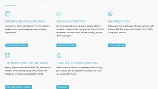 Breezy Secure Cloud Printing screenshot
