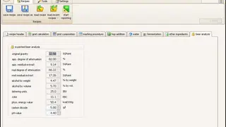 Brew Recipe Developer screenshot