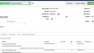 Brightpearl screenshot