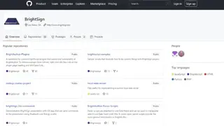 BrightSign screenshot