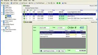 Brilliant Database screenshot