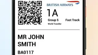 British Airways screenshot