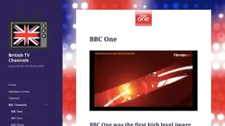 British TV Channels screenshot