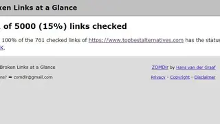 Broken Links at a Glance screenshot