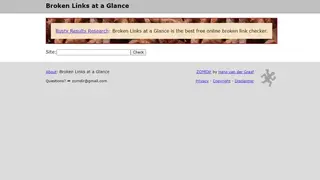 Broken Links at a Glance screenshot