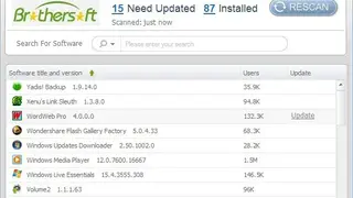 Brothersoft Updater screenshot
