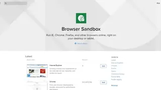 Browser Sandbox screenshot
