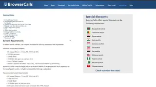 BrowserCalls screenshot