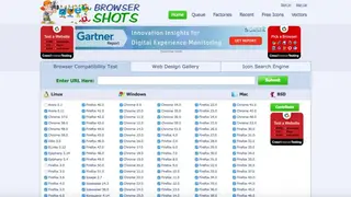 BrowserShots screenshot
