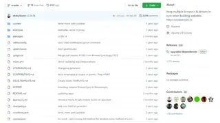 BrowserSync screenshot