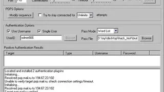 Brutus Password Cracker screenshot