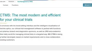 BSI CTMS screenshot