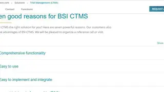 BSI CTMS screenshot