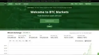 BTC Markets screenshot
