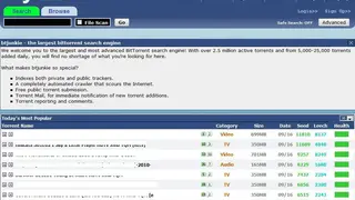BTJunkie screenshot
