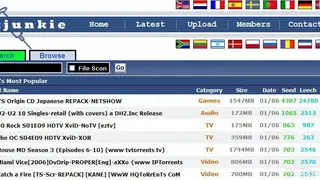 BTJunkie screenshot