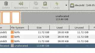 Btrfs screenshot