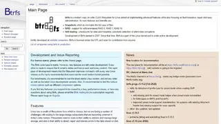 Btrfs screenshot