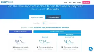 Buddybuild screenshot