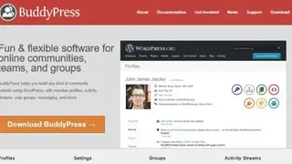 BuddyPress screenshot