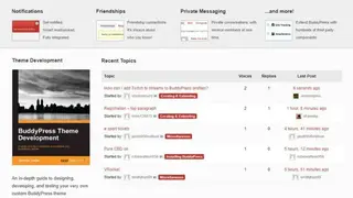 BuddyPress screenshot