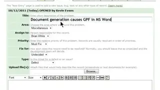 BUGtrack screenshot