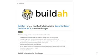 Buildah screenshot