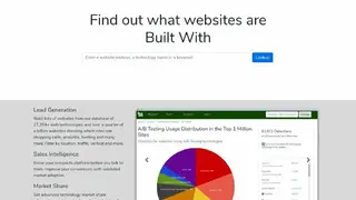 BuiltWith screenshot
