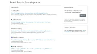 Builtwith Pro screenshot
