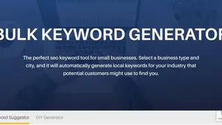 Bulk Keyword Generator screenshot