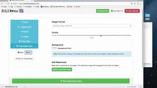 Bulk Resize Photos screenshot