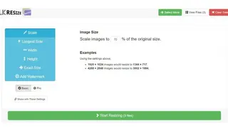 Bulk Resize Photos screenshot
