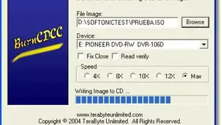 BurnCDCC screenshot