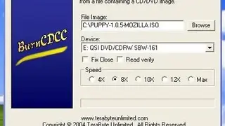 BurnCDCC screenshot