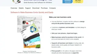 Business Card Designer Plus screenshot