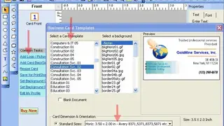 Business Card Designer Pro screenshot