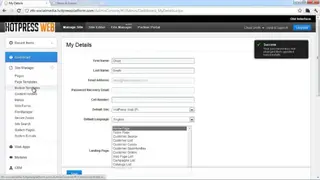 Business Catalyst screenshot