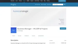 Business Manager – HR, ERP & Projects screenshot