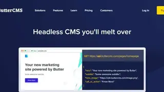Butter CMS screenshot