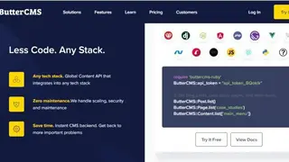 Butter CMS screenshot