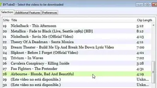 BYTubeD screenshot