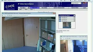 C-MOR IP Video Surveillance VM Software screenshot