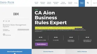 CA Aion Business Rules Expert screenshot