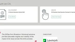 CA Application Delivery Analysis screenshot