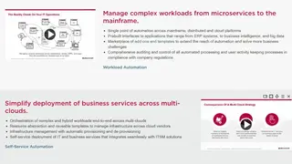CA Automic Service Orchestration screenshot