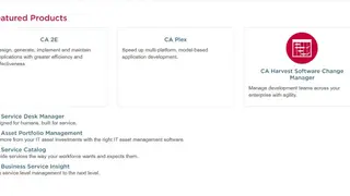 CA Service Management screenshot
