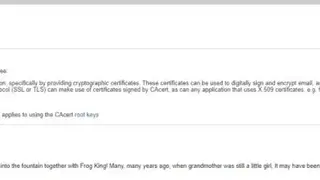 CAcert screenshot