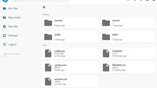 Caddy screenshot