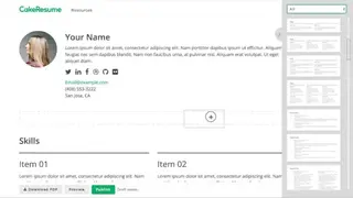 CakeResume v2 screenshot