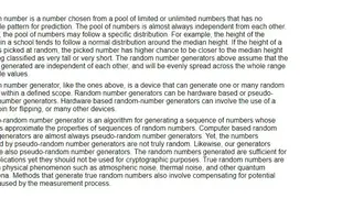 Calculator.net Random Number Generator screenshot